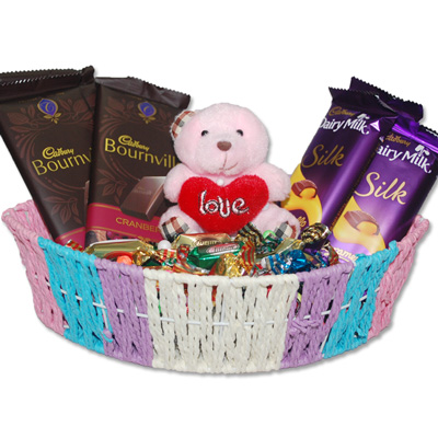 "Birthday Choco Basket - code VB22 - Click here to View more details about this Product